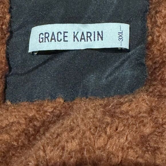 Grace Karin Fleece lined Coat 3XL - Picture 4 of 14